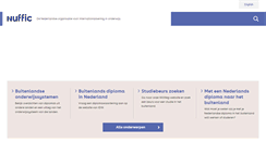 Desktop Screenshot of nuffic.nl